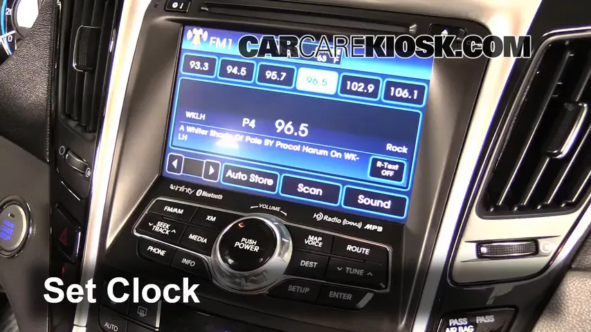 2013 Hyundai Sonata Limited 2.0L 4 Cyl. Turbo Clock Set Clock